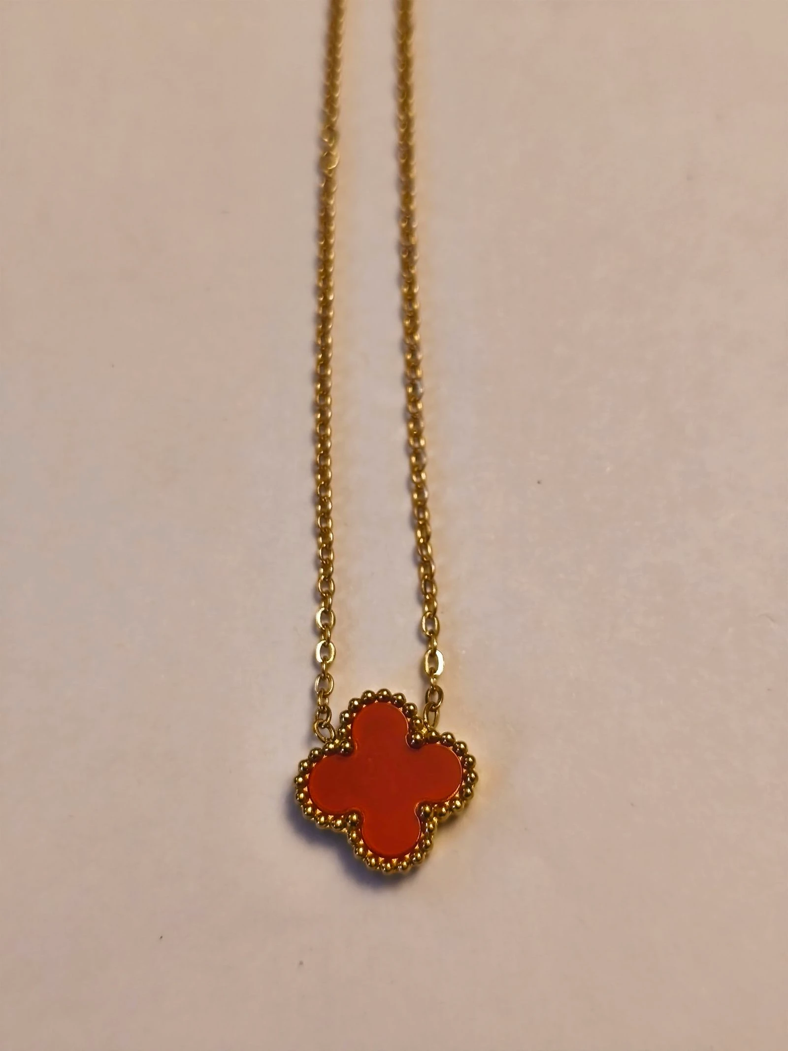 Conjunto de gargantilha, pulseira e brincos de trevo – photo 13